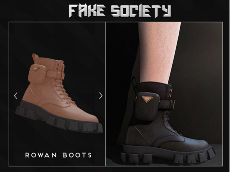 Second Life Marketplace - Fake Society x Rowan Boots / Nude
